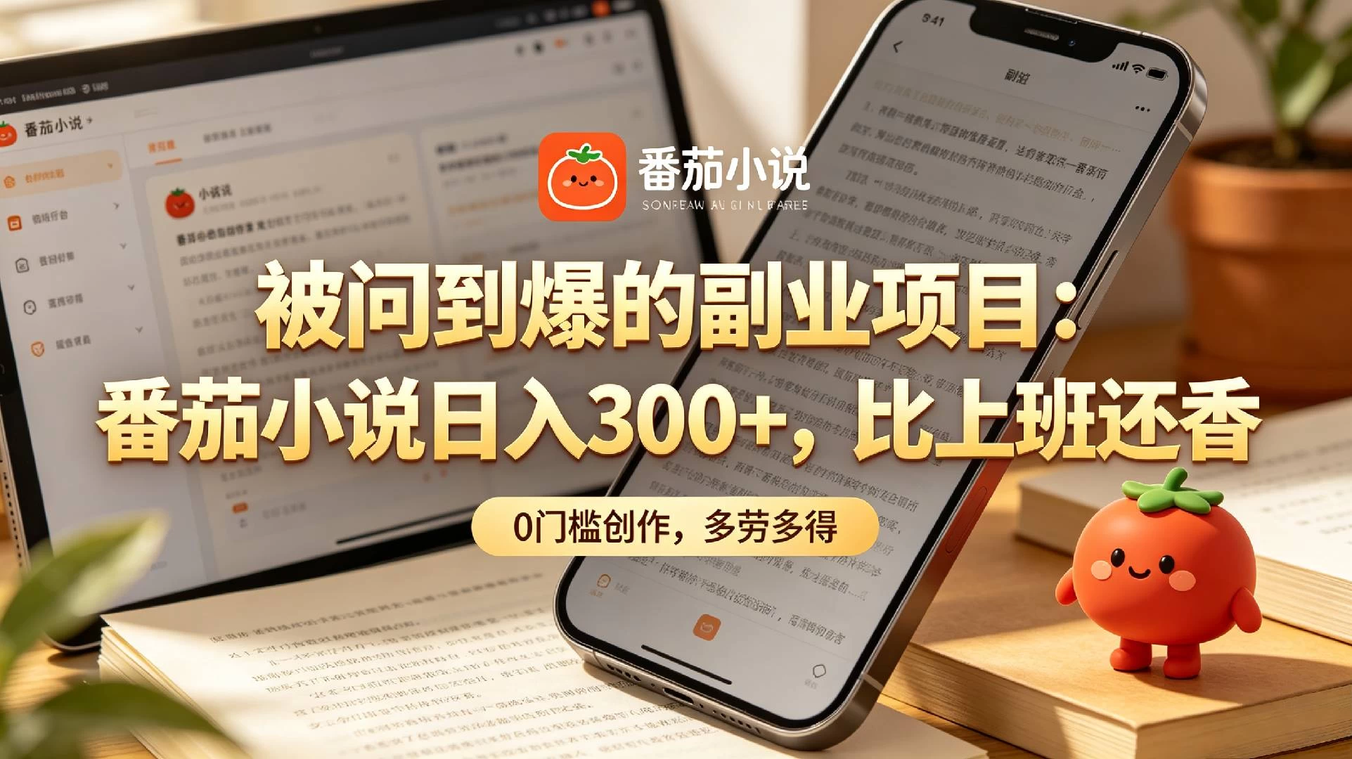 家人们!终于找到不用动脑子的副业了,番茄小说日入 300+-颜夕资源网-第18张图片 家人们!终于找到不用动脑子的副业了,番茄小说日入 300+-颜夕资源网-第18张图片
